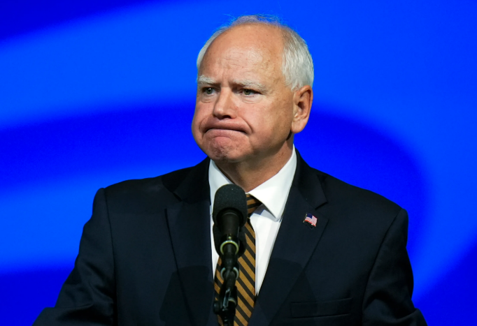 Governor Walz may end re-election campaign speech with diverse crowd.