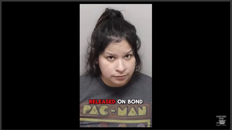 Photorealistic image of a Mexican woman showcasing local community news in San Antonio.