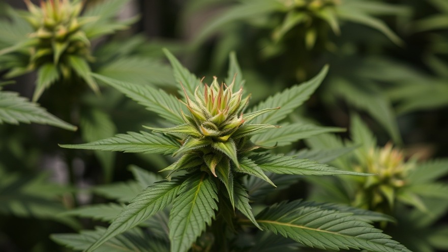 Flowering cannabis plant reflecting Texas drug policy updates and THC executive order.