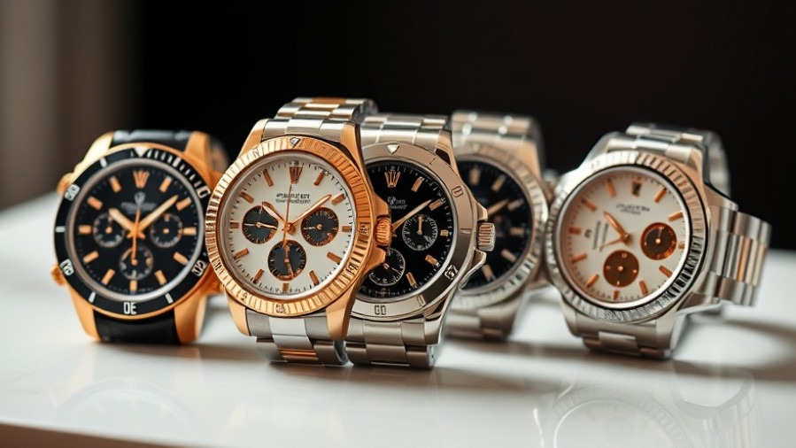 Luxury wristwatches featured in Austin crime news on luxury watch robbery cases.