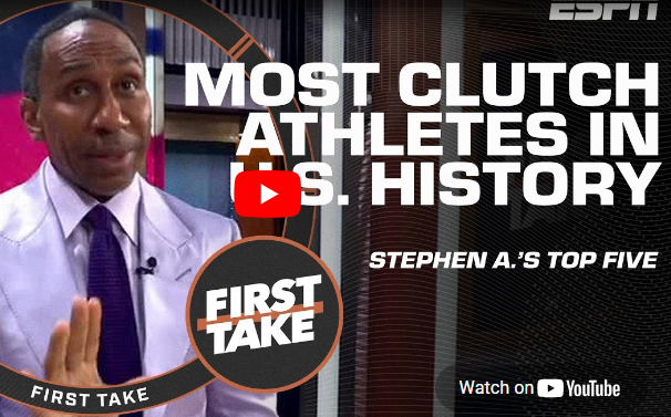 Discussion on most clutch athletes in American sports history.