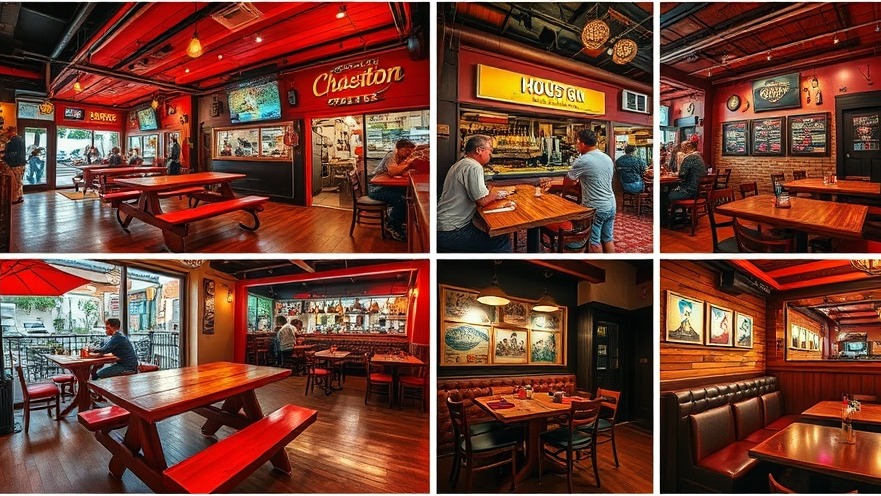 Vibrant collage of affordable food scenes in Houston showcasing budget dining spots.