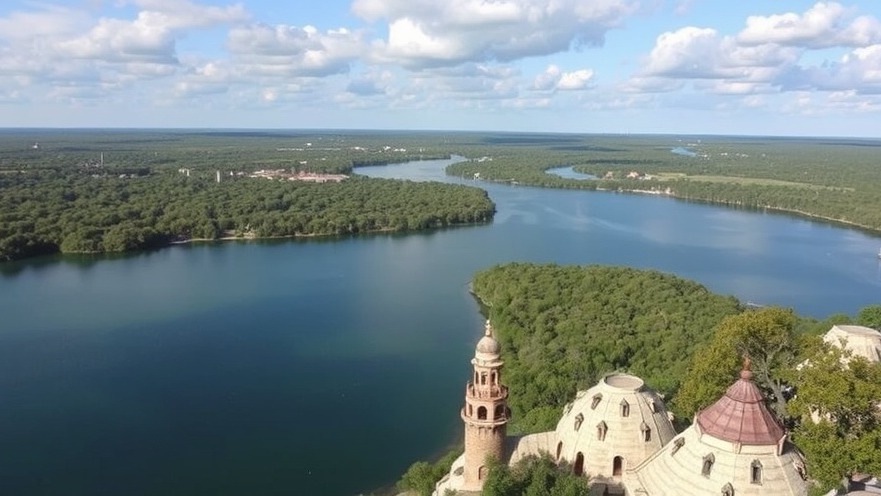 Scenic Lake Austin with views reflecting Austin holiday weekend boating laws.