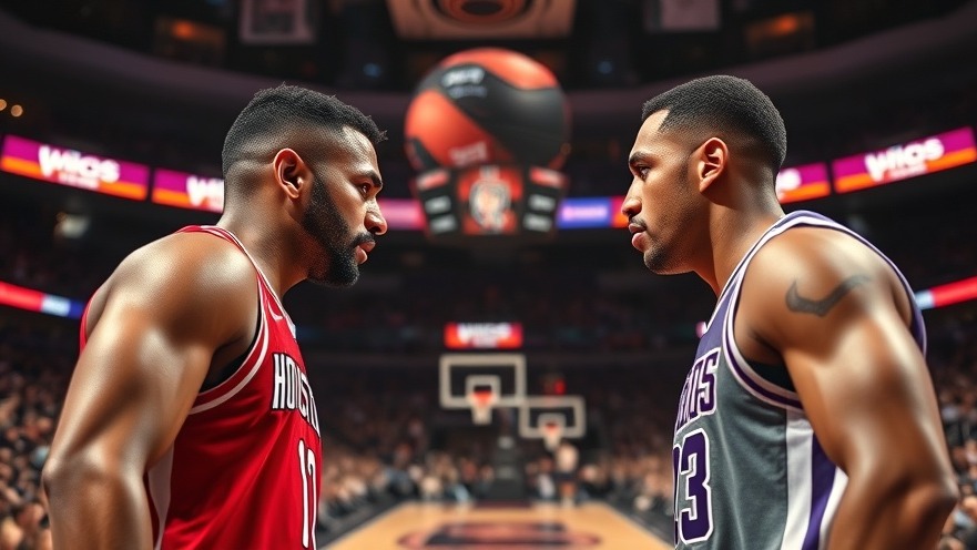 Houston sports news: Rockets vs. Kings intense standoff in vibrant arena.