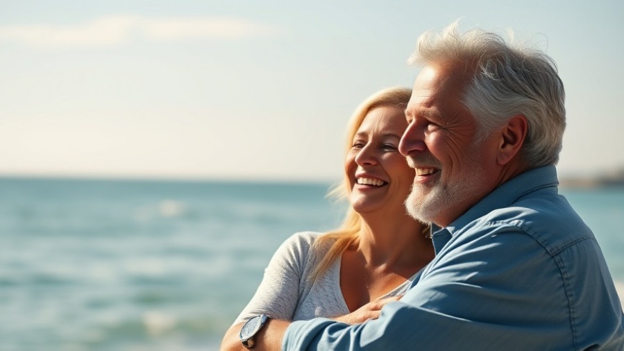 Jay Leno and wife share love in adversity by the tranquil ocean, embodying dementia caregiving.
