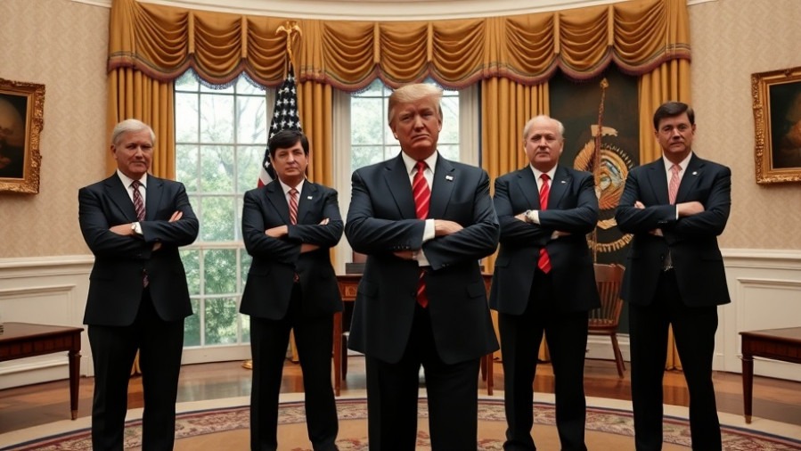 Trump and advisors in the Oval Office discuss current events USA and national security updates.