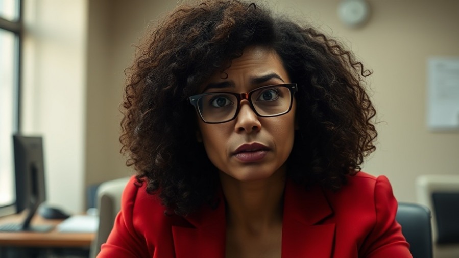 Lina Hidalgo expressing concern about mental health in leadership, seated in an office.