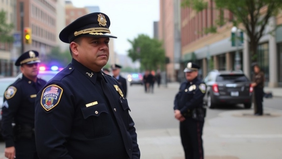 Chief Comeaux highlights public safety efforts by Dallas Police Department to reduce downtown crime.