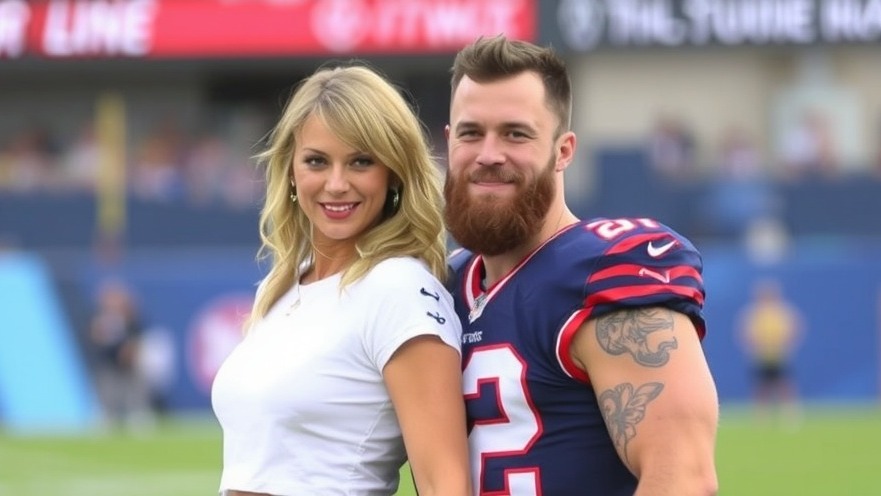 Taylor Swift and Travis Kelce promoting celebrity philanthropy and community impact.