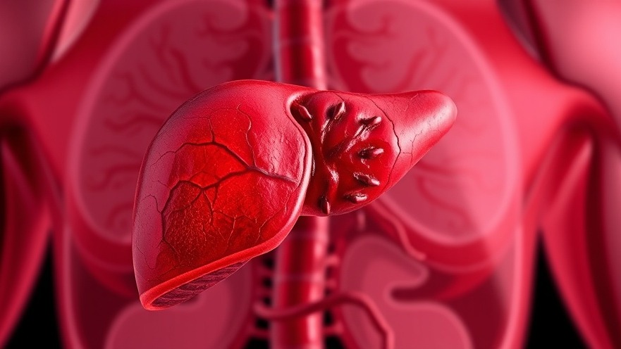 Human liver illustration highlighting relaxation techniques before bed for mental wellness in seniors.