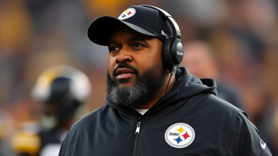 Mike Tomlin, Pittsburgh Steelers head coach, amid NFL coaching carousel rumors.