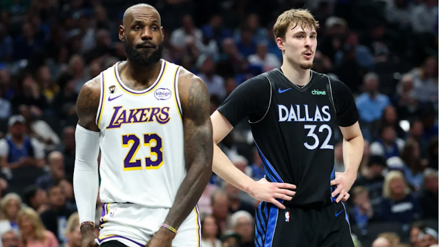 Cooper Flagg scores 45 points and Mavs beat LeBron James and injury-depleted Lakers 134-128