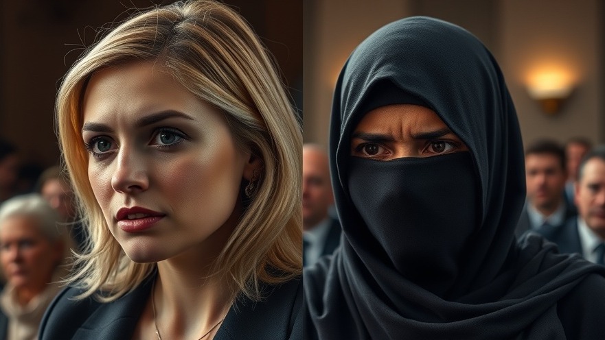 Emotional contrast in breaking national news: blond and Somali women in politics.