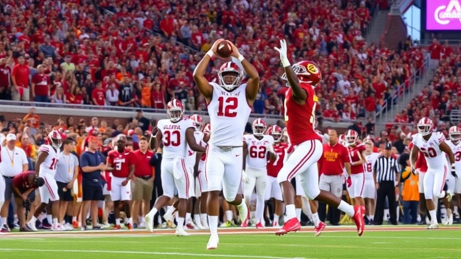 Alabama Crimson Tide defeats Auburn Tigers, impacting SEC championship implications.