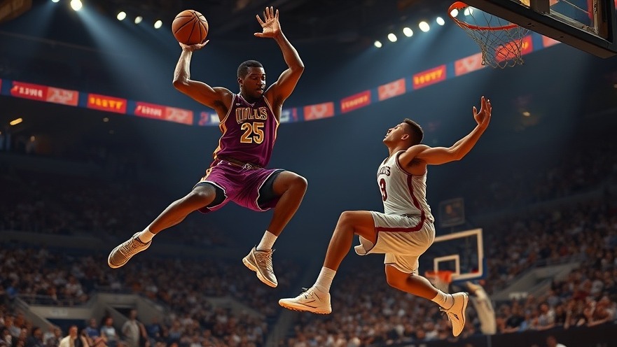 Exciting NBA game recap with Lakers vs Thunder highlights: players in dramatic mid-air contest.