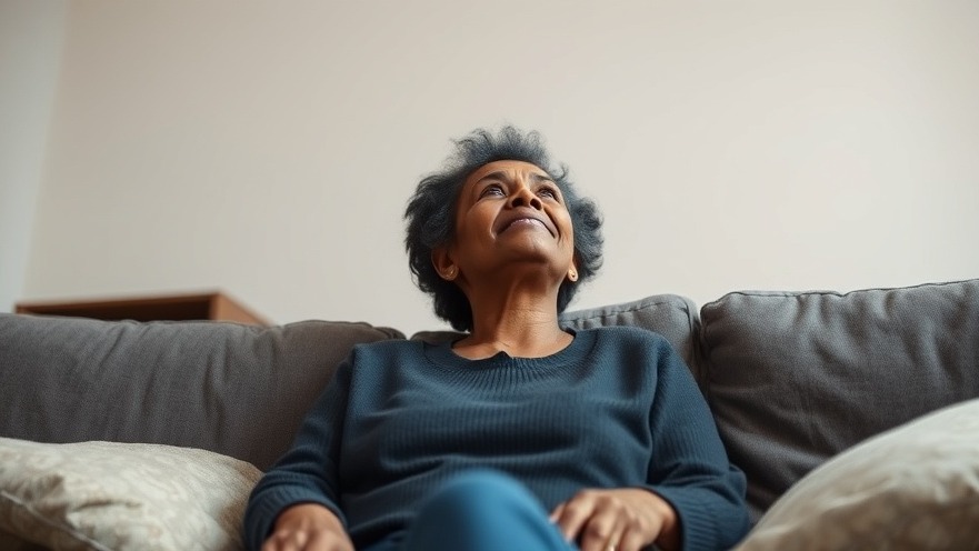 Middle-aged black woman reflecting on wellness tips for a healthy lifestyle in Austin