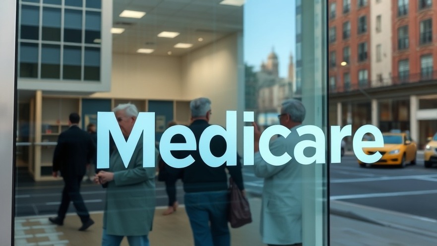 Elderly individuals in a Medicare office reflecting community health and wellness.