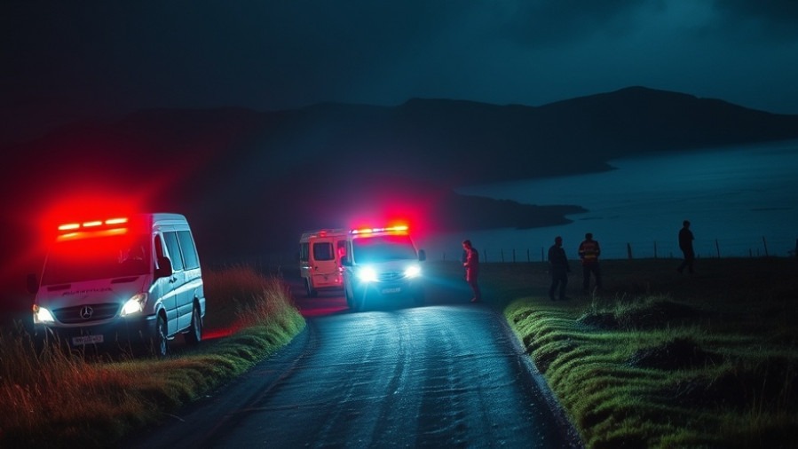 Nighttime emergency scene highlighting a jet ski accident in Harris County, emphasizing water safety awareness.