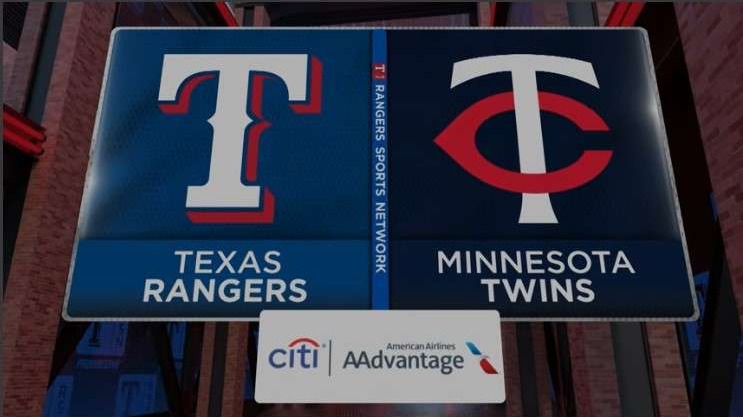 Texas Rangers vs Minnesota Twins recap with players hugging.