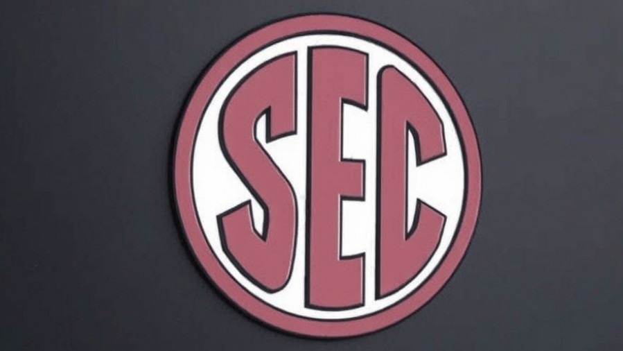 SEC logo representing the dominance in College Football Playoff predictions.