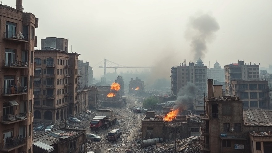 Bombed-out city of Tehran, illustrating Iran geopolitics and U.S. foreign policy trends.