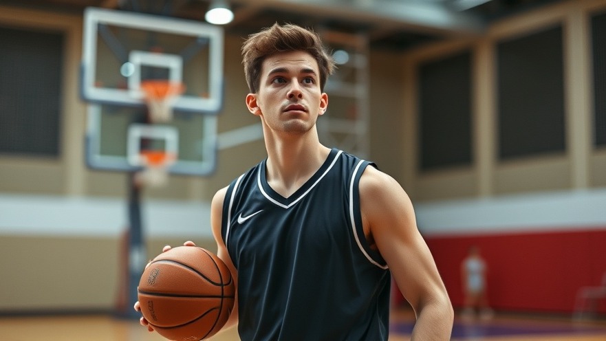 Young white male basketball player on the court amid NBA trade implications.