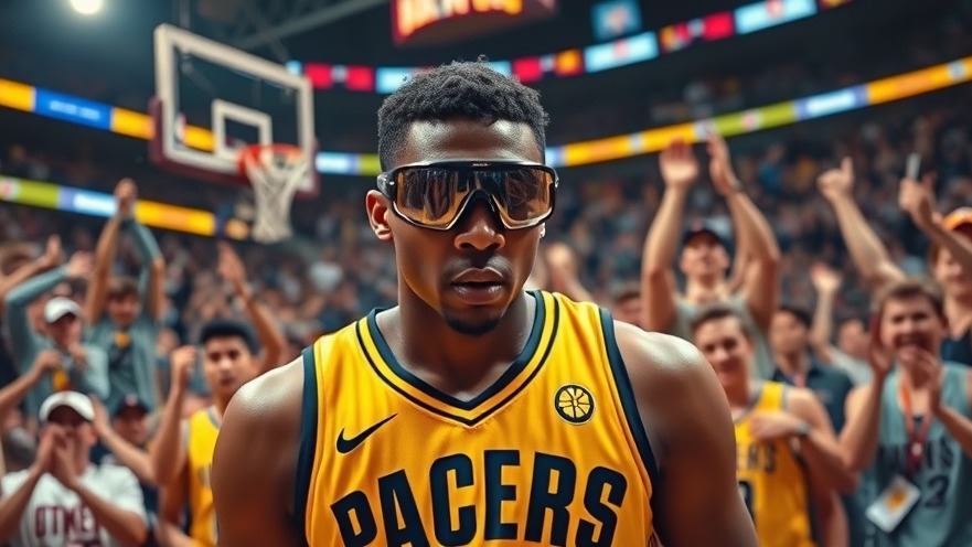 Sad Pacers player in yellow jersey during celebration, reflecting on Thunder dynasty projections.