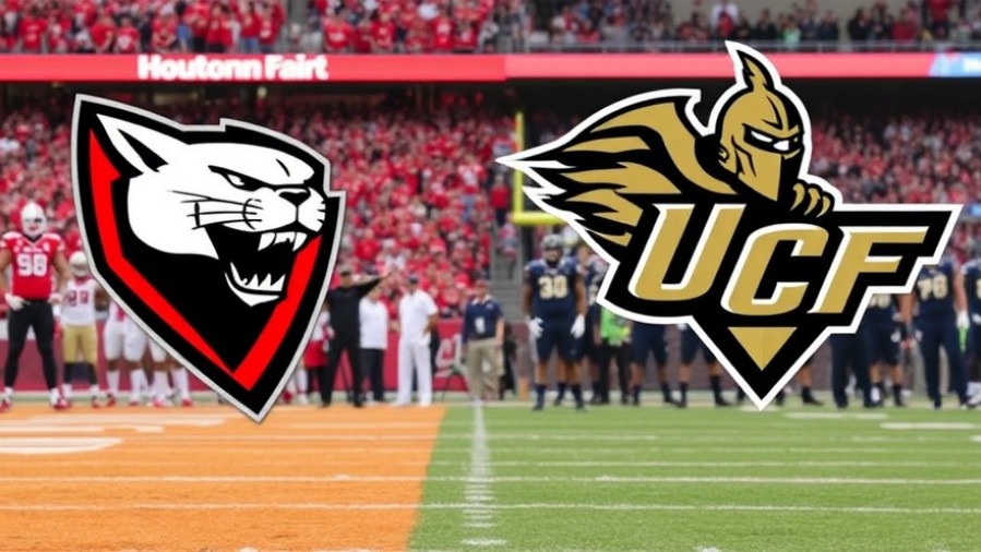 Houston Cougars vs UCF Knights showcasing college football dynamics and interception strategies.
