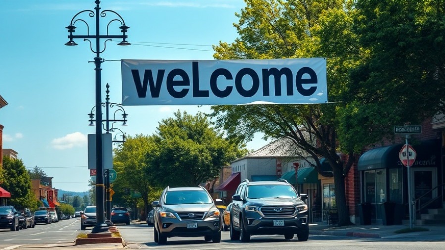 Lively urban street scene showcasing Texas municipal finances and local charm.