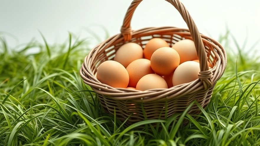 Basket of eggs representing balanced lifestyle and nutrition lifestyle tips.
