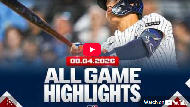 Dodgers debut highlights in action with player swinging bat.