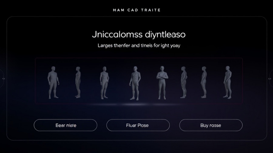 Dark-themed UI of NSFW AI image generator with character and pose options