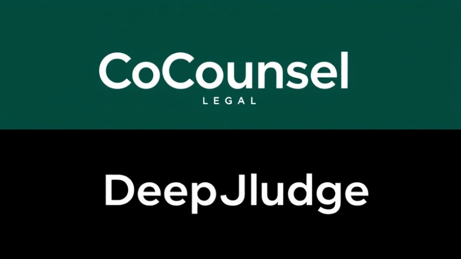 Logos of CoCounsel Legal and DeepJudge, representing AI for lawyers.