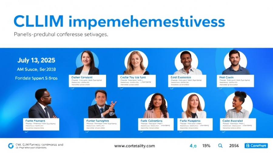 Panel discussing CLM Success Implementation Insights event.