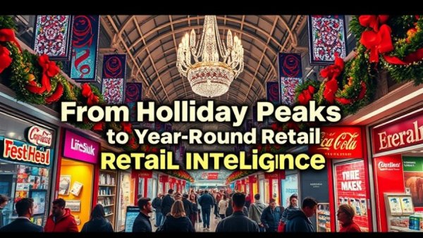 AI for Retailers: vibrant shopping environment promoting retail intelligence.