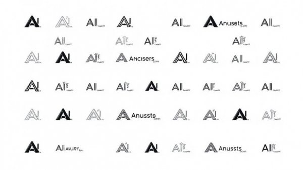 AI logo pattern grid with minimalist style, related to AI for lawyers