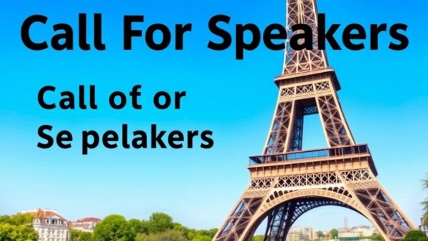 AI for lawyers promotional conference poster with the Eiffel Tower.