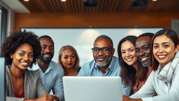 Video conference with four professionals, AI Voice Agents for Business.