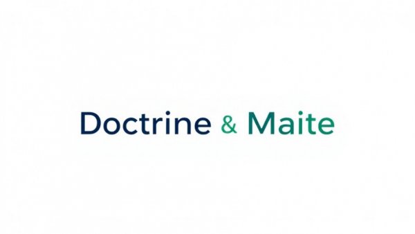 AI in the legal system: Doctrine and Maite logos with tagline