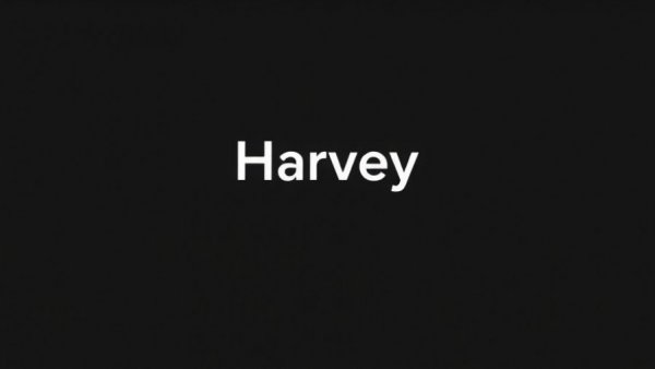 Harvey and Intapp minimalist logo on black background, AI for lawyers.