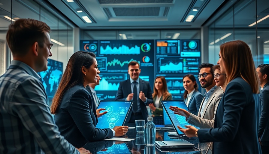 AI tools for diverse business owners in a modern office setup.