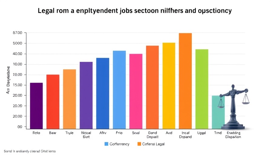Employment displacement by AI in legal and other sectors chart.