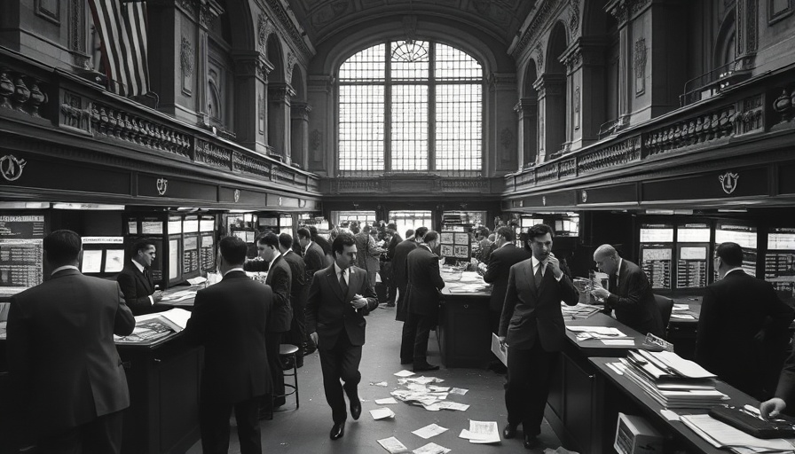 Historic stock exchange floor with traders, AI for Mechanics