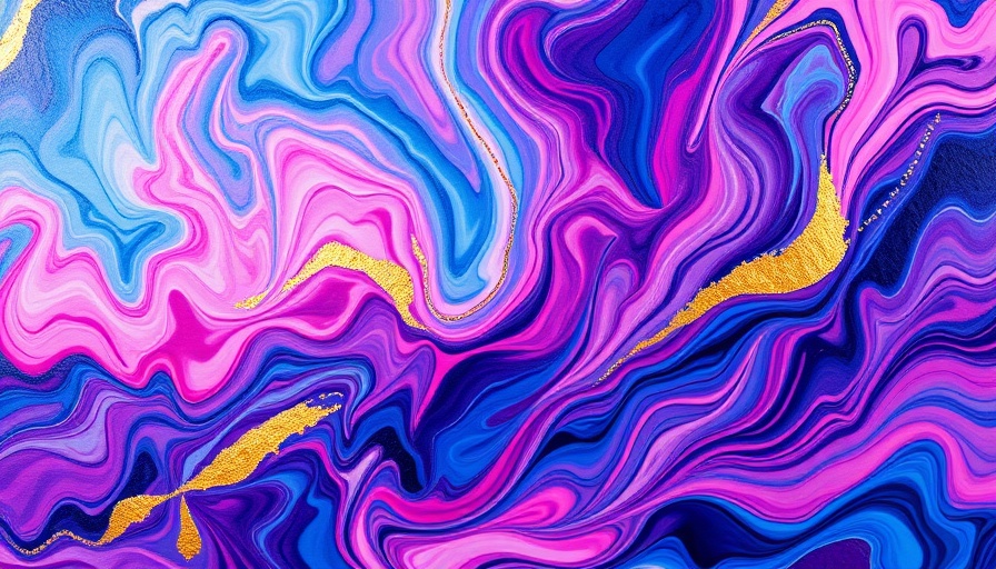 Abstract art with vibrant colors symbolizing AI integration security risks.
