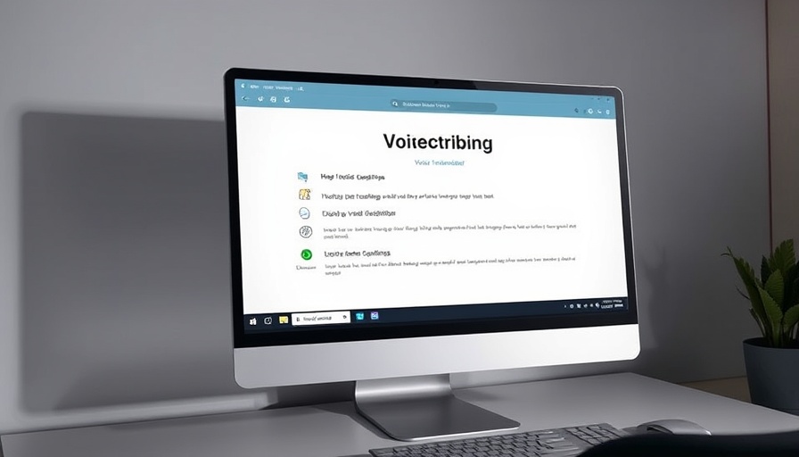 Voice transcribing software interface highlighting mobile and voice capabilities for lawyers.
