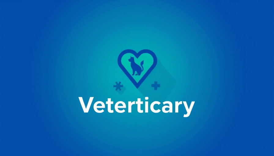 Veterinary Dermatologist Journey logo on blue background