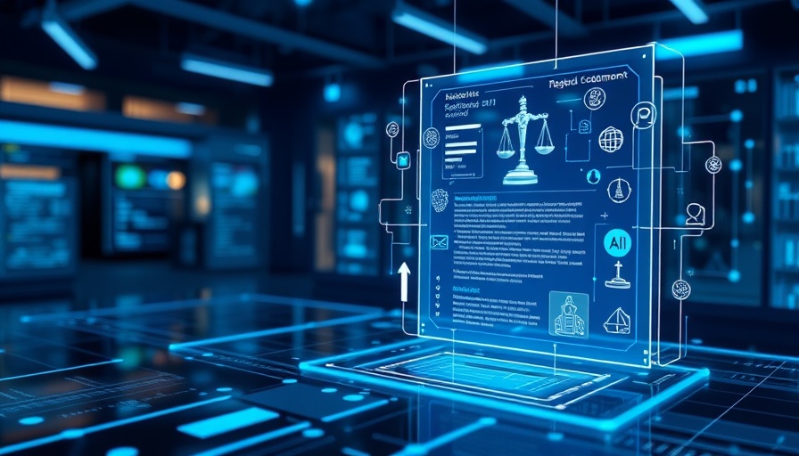 AI for lawyers report cover with digital legal analysis visuals.