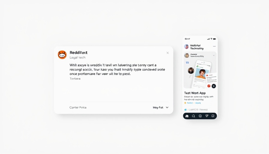 Social media post on legal tech with a work management app ad.