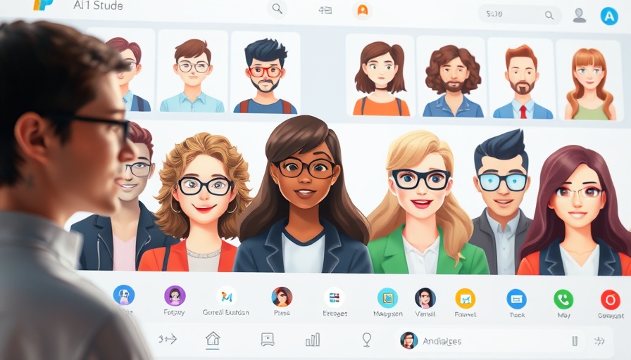 AI voice agents for business interface with avatars displayed.