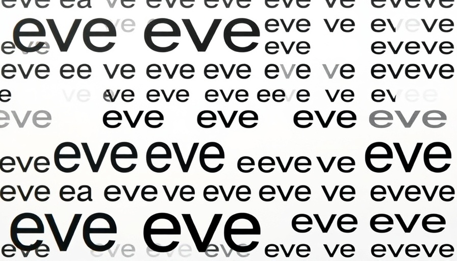 Modern pattern design with 'eve' logo for AI.
